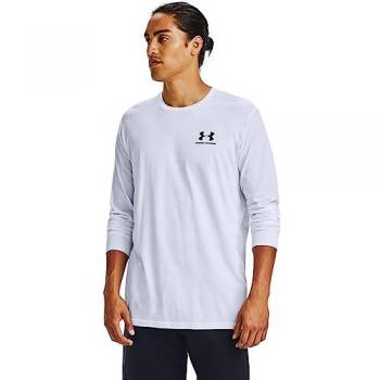 Under Armour Sportstyle Herens T-shirt met Logo aan de Linkerzijde