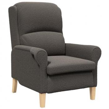 Fauteuil Chic Gris Foncé 76 x 94 x 102 cm en Tissu