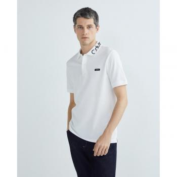 Calvin Klein Poloshirt mit besticktem Logo und Stretch-Pique