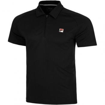 Fila Harry Herren Poloshirt Schwarz