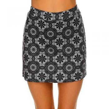 MAXMODA Damen Dehnbares Laufenrock mit Shorts