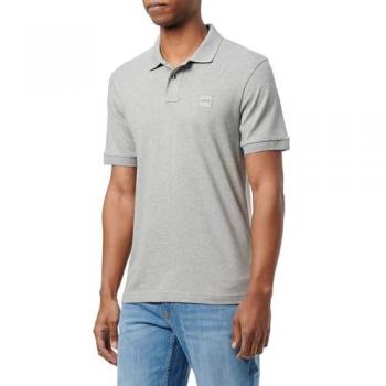 BOSS Orange Passenger Herren Slim-Fit Poloshirt aus Stretch-Baumwolle mit Logo-Aufnäher