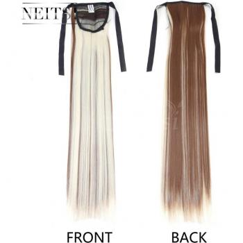 Extensión de Cabello Neitsi 22 – Clip de Cola de Caballo y Cables F12/613