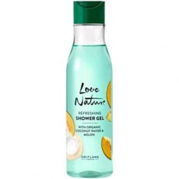 Gel de Ducha Love Nature con Extracto de Coco y Melón