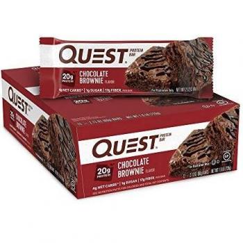 Barra de Chocolate Brownie Quest Nutrition 12x60g