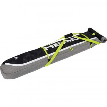 HEAD Skibag Double 70 l – Antracit Grau, Neon Yellow