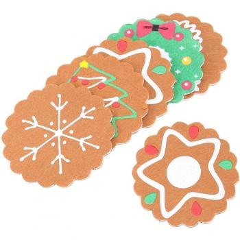 Sous-verres thermiques de Noël en 6 pièces