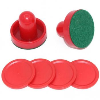 8pcs Plastic Air Hockey Accessories Set