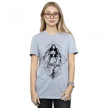 Boyfriend Style Sketched Bride Tee – Women’s Grey (BI16319)