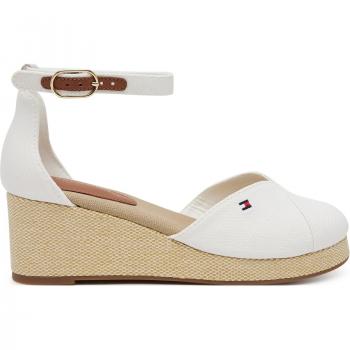 Tommy Hilfiger Damen Keilsandalette mit verstellbarer Schnalle