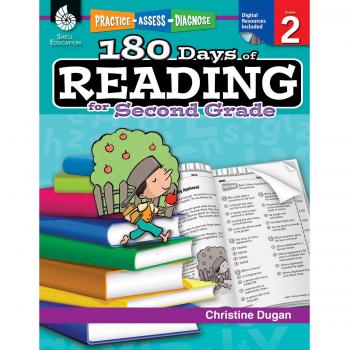 180 Days of Reading for Second Grade: Practice, Assess, Diagnose (180 Days of Practice)