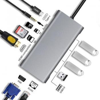 Docking Station 10/11 en 1 para Macbook Pro