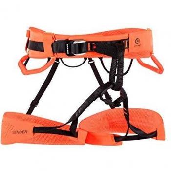 Mammut Sender Rock Climbing Harness, Safety Orange, Small