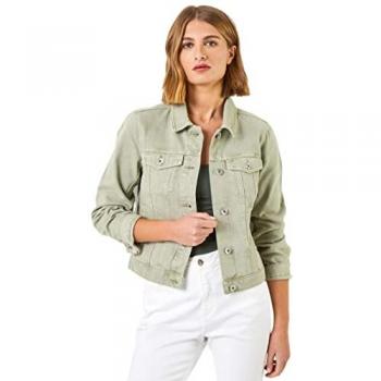 Sage Green Classic Denim Outerwear (Roman)