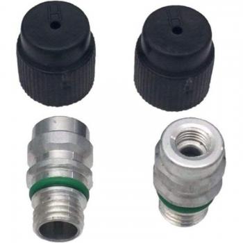 M12x1.5 High Side A/C Valve with Caps (5 Pack)
