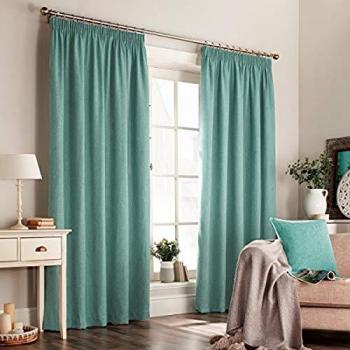 Furn Harrison Herringbone Pencil Pleat Curtains
