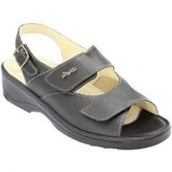 Schwarze Hallux‑Sandalette 33803‑10 für Damen – Marke Hedi/Fidelio