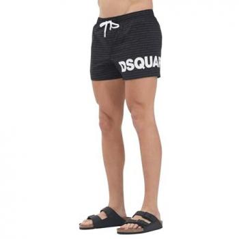 DSquared2 Male Black Swim Trunks – Size 48