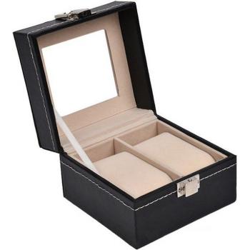 Coffret de Bijoux et Montres en Cuir