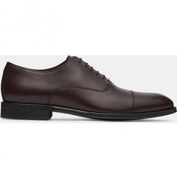 Zapatos de hombre Oxford color moka de piel de vacuno cepillado