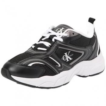 Calvin Klein Jeans Sneakers Retro Tennis Mesh Ml YW0YW01807 Schwarz