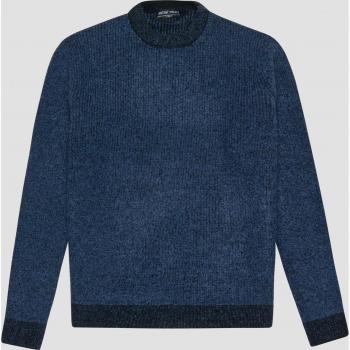 Jersey Regular de Mohaïr y Lana con Textura Purl