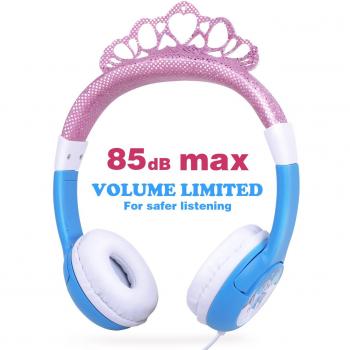 OneOdio Kinderkopfhörer, Lautstärkebegrenzung 85dB, für Mädchen, ab 3 Jahren, 3.5mm Anschluss