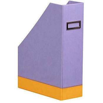 Portariviste Rhodiarama in similpelle iris con porta etichetta in metallo