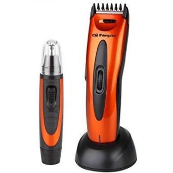 Set de belleza masculino Orbegozo 6200: Cortapelos + recorta pelos nariz/orejas