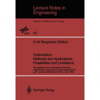 Optimization: Methods and Applications, Possibilities and Limitations