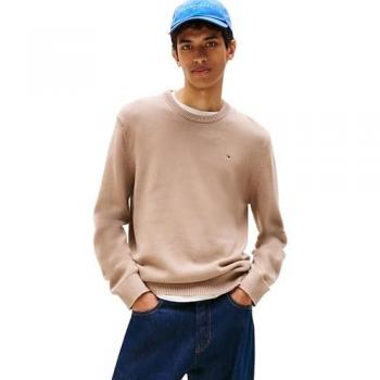Maglione Tommy Jeans Ess Color Marrone