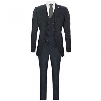 Herrenanzug TruClothing – Blaues Wolle-Tweed 1920s Edition