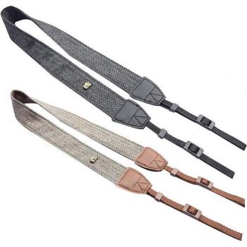 Correa de hombro para cámara marrón y gris