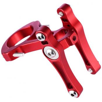 Estante para botella de agua de bicicleta, soporte metálico, 1 unidad