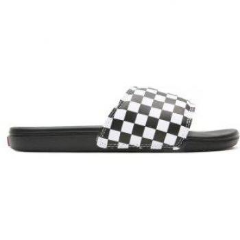 Chanclas Vans La Costa Slide‑On Checkboard Negro