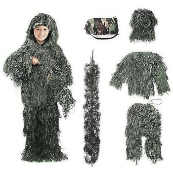 Ghillie Suit Infantil 5PCS Camuflaje Ejército