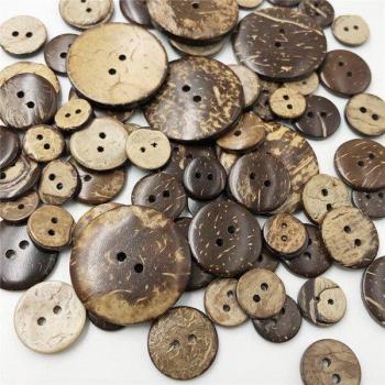 30 Pcs Wooden Sewing Buttons