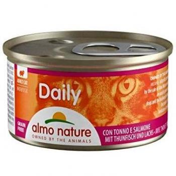 Almo Nature Gatto Daily Menu Mousse con Tonno e Salmone da 85 g in Lattina