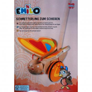 EMILO Spielbaum: Schiebeschmetterling aus Holz