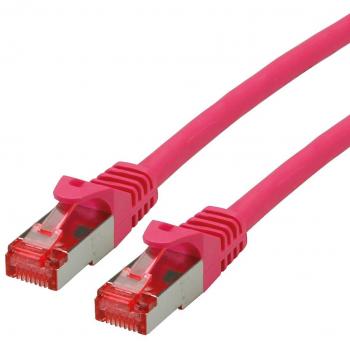 Cable Ethernet RJ45 2 m Cat.6 S/FTP (PIMF) AWG24 Cobre LSOH, Rosa