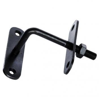 Supporto per ringhiere nero regolabile EDM Basic