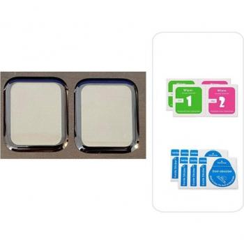 Verre Trempé 3D Apple Watch SE, 6, 5, 4 (40 mm / 44 mm) – Pack de Collage Inclus