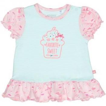 STACCATO Tunica Stripes Mint e Azzurro/Rosa