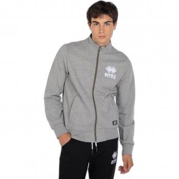 Errea Essential 26 Herren Sweatshirtjacke mit Reißverschluss in Grau