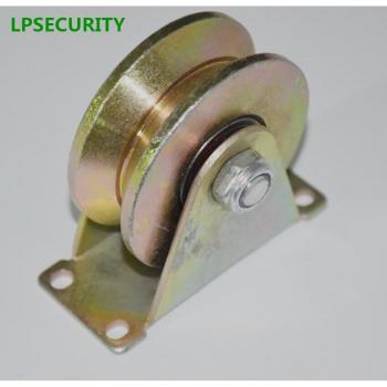 LPSECURITY 3-Inch Steel V-Type Roller for Sliding Doors