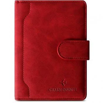 Schutzhülle für Impfausweis und Kreditkarten (Rot)