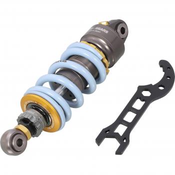 KITACO Rear Shock ABS‑GEARS Light Blue Grom JC61/JC75/JC92