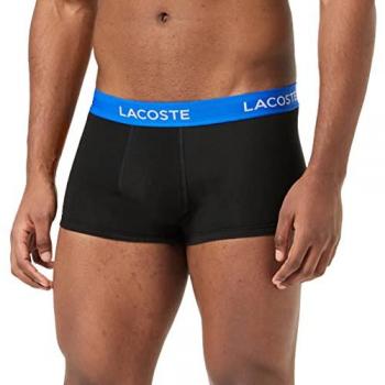 Lacoste Trunks 3 Pack con Elastico Contrasto M