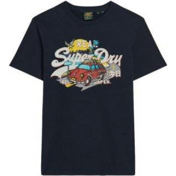 Superdry Men's La Vl Graphic Eclipse Navy T-Shirt