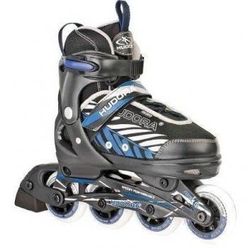 Patin à roulettes ajustable Leon pour enfants 37-40 Noir et Bleu